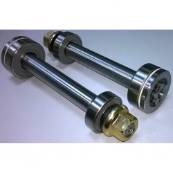 Peilio laikiklio velenas traktoriukams HUSQVARNA, CRAFTSMAN, su penkiakampe žvaigždute, ilgis 179mm, 137645