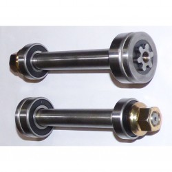 Peilio laikiklio velenas traktoriukams HUSQVARNA, CRAFTSMAN, su šešiakampe žvaigždute, ilgis 179mm, 165482