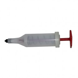 Tepimo švirkštas, plastikinis